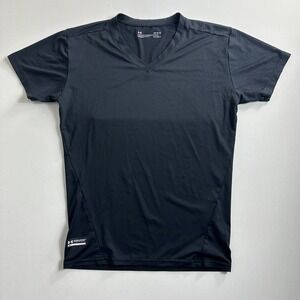 Under Armour Womens Tactical Compression Shirt Size Large V Neck hiking yoga Gym